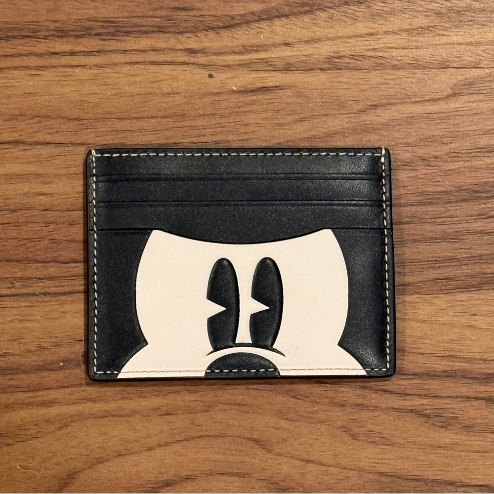 Coach Disney Mickey Mouse Card Case Wallet